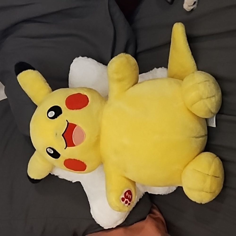 Pikachu Pokemon Stuffed Animal Plush kids toy Large Build A Bear